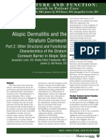 Atopic Dermatitis and The Stratum Corneum