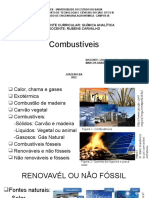 Combustíveis: Componente Curricular: Química Analítica Docente: Rubens Carvalho