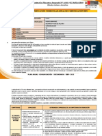 Planificación Curricular Anual de Comunicación 2023: Estudio, Trabajo y Disciplina