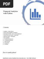 Financial Analytics With Python