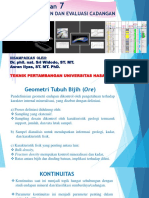 Pertemuan 7 Pemodelan Dan Evalusi Cadangan