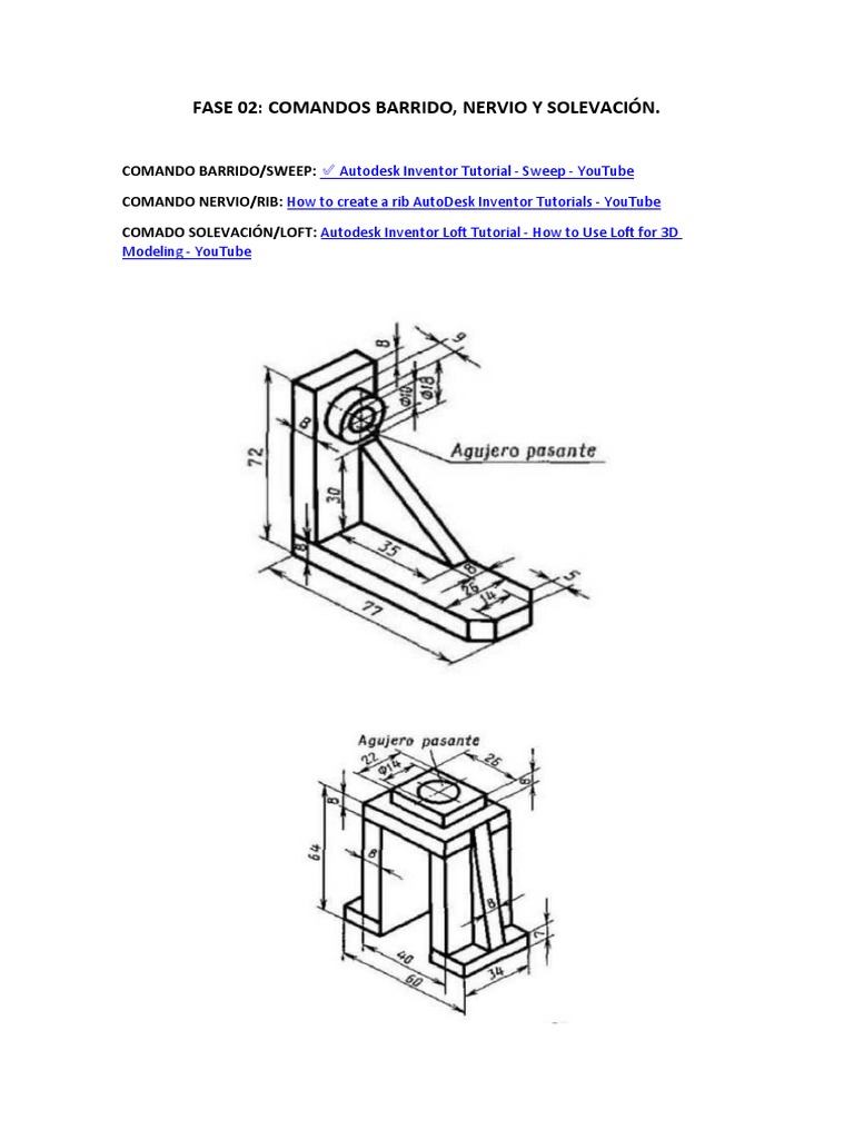 Comandos Rib Loft Sweep | PDF