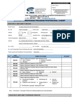 Borang Permohonan Program Profesional Unimap