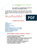 Ps. Del Consumidor: Estudio Del Comportamiento Humano en Búsqueda de La Satisfacción de Necesidades y Motivos