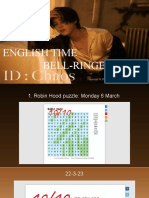 English Time Bell-Ringers Puzzle Dates