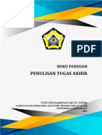 Buku Panduan Penulisan Tugas Akhir Fmipa Unib - Final