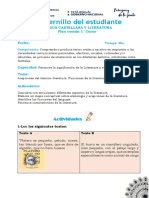 Cuadernillo Del Estudiante: Lengua Castellana Y Literatura Plan Común 1° Curso