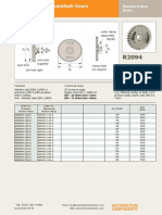 R2094 0.3 Module Anti Backlash Gears