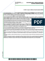 Declaracion Jurada Al Invertir en Acciones en Banco Prov