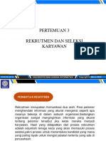 Pertemuan 3 Rekrutmen Dan Seleksi Karyawan