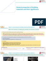 Chapter 2: General Properties of Building Materials and Their Significance