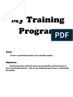 My Training Program (Romela) 2