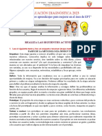 Ficha de Evaluación Diagnótica - Ept