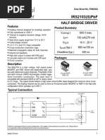 Infineon IRS2103 DataSheet v01 - 00 EFD2103