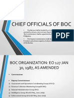 Chief Officials of Boc 1 2