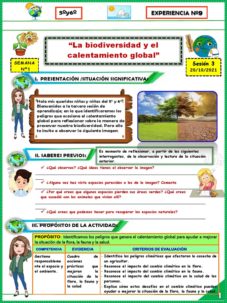 Impacto del Calentamiento Global en Biodiversidad | PDF | Biodiversidad ...