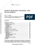 Human Resource Training and Development
