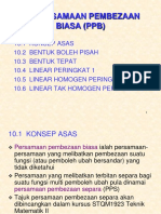 Persamaan Pembezaan Biasa (PPB)