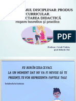 Proiectarea didactică