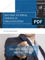 Become An Ideal Person in Organization: Ldoa Farmasea 2022