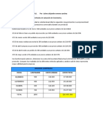 Estudio de Caso. Aplicación de Métodos de Valuación de Inventarios