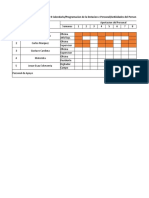 TEC-9 Calendario/Programacion de La Dotacion e Personal/Actividades Del Personal (Personal Profesional Clave y Personal de Apoyo)