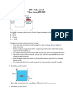 Soal PTS 2 Fisika Kelas 8