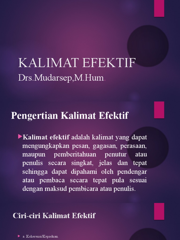 Kalimat efektif edit pdf