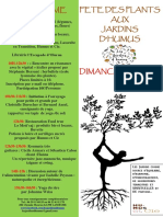 Affiche Fëte Des Plants 2023