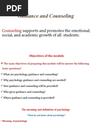 Bante Counseling Psychology ppt.