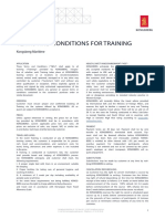 Kongsberg Terms and Conditions For Training - COVID19