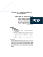 Aproximación Al Estudio de Los Derechos de La Personalidad: María Candelaria Domínguez Guillén