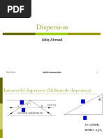 Lecture 5 - Dispersion in Single Mode Fiber