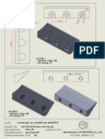 chi tiết 1 - vật liệu: thép c45 - số lượng: 01