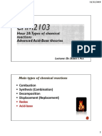 Types of Reactions