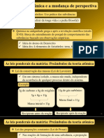 A evolução da química e a teoria atômica