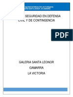 Plan de Seguridad en Defensa Civil Y de Contingencia