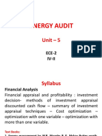 Energy Audit: Unit - 5
