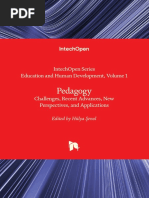 Pedagogy: Intechopen Series Education and Human Development, Volume 1