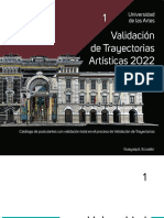 Catálogo de Postulantes Con Validación Total - Universidad de Las Artes