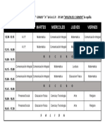 HORARIO 2  A 2023