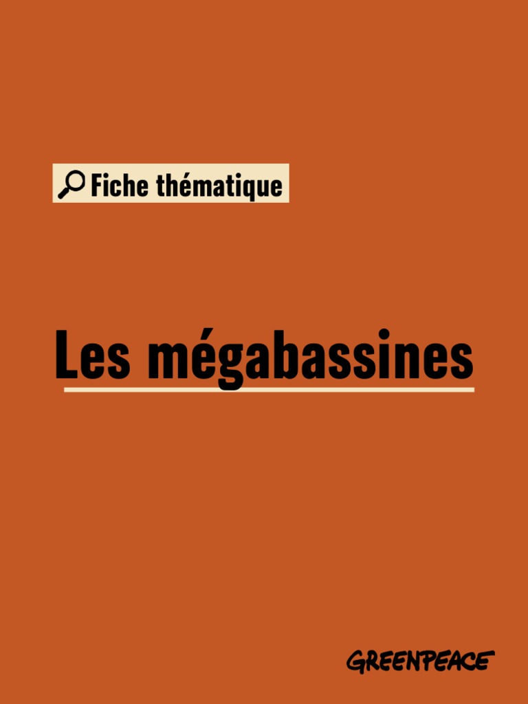 Mégabassines : pourquoi s'y opposer ? - Greenpeace France