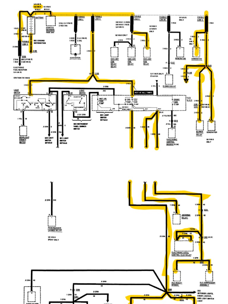 1986 Cutlass Ciera Wiring Diagram | PDF
