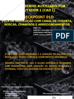 Me72a - 006 - Checkpoint 01D - Peça de Revolução Com Canal de Chaveta, Roscas, Chanfros e Arredondamentos