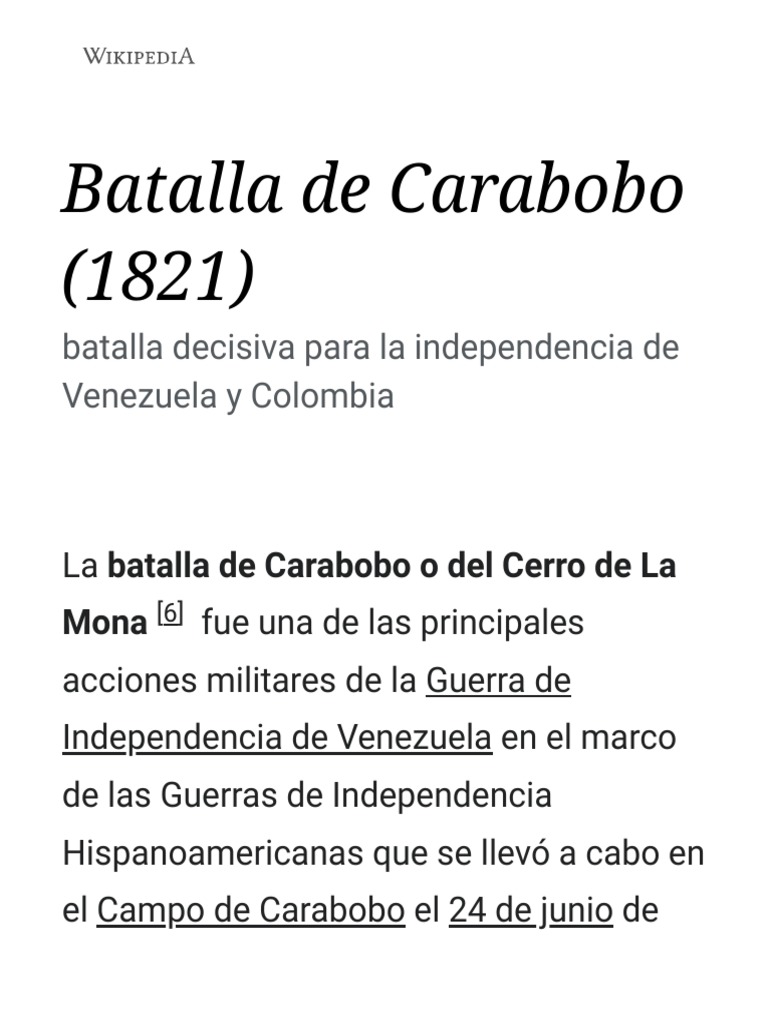 batalla-de-carabobo-1821-pdf-conflictos-ciencia-militar
