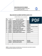 Relacion de Alumnos Matriculados 2023 - 18.03.23