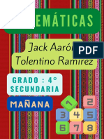 Matemáticas: Jack Aarón Tolentino Ramírez