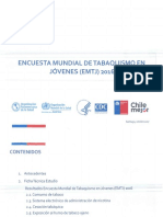 Chile Mejor: Encuesta Mundial Detabaquismo en Jóvenes (Emtj) 2016