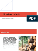 Structure en Bois: Élaboré Par:alberto Nkogo