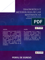 Diagnostico Y Metodologia de Las Matematicas: Docente: Paula Martínez Carsalade